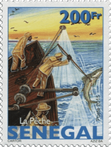 Senegal stamp