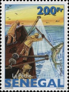 Senegal stamp